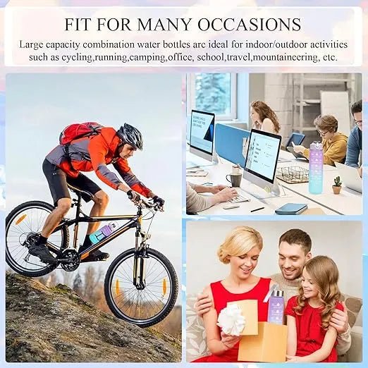 Gradient Water Bottle Set