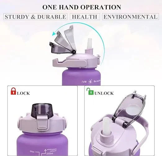 Gradient Water Bottle Set