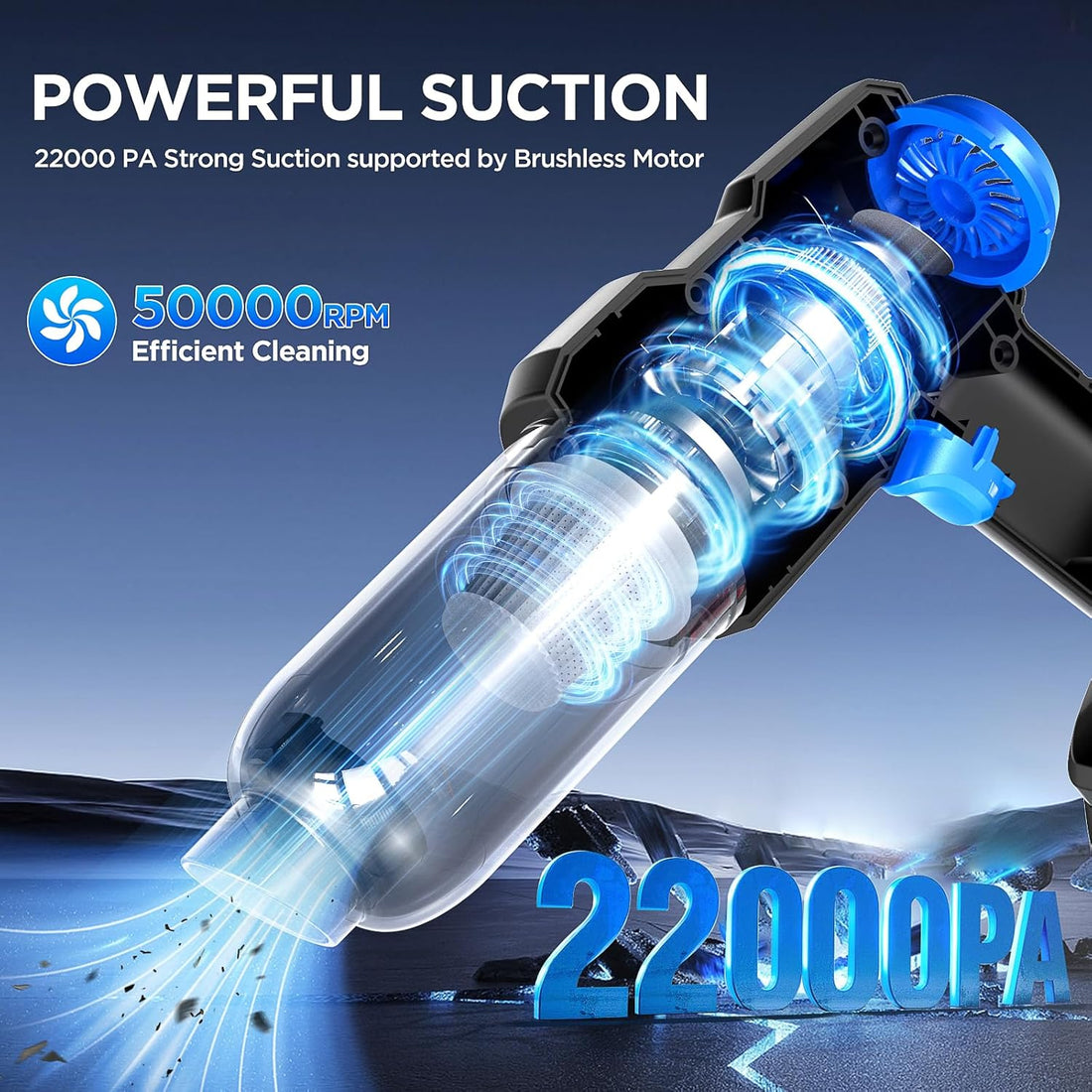 Powerful Handheld Vacuum Cleaner