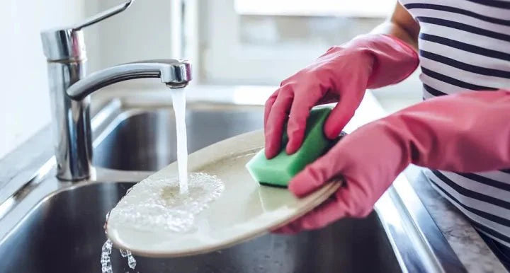 Rubber Kitchen Cleaning Gloves